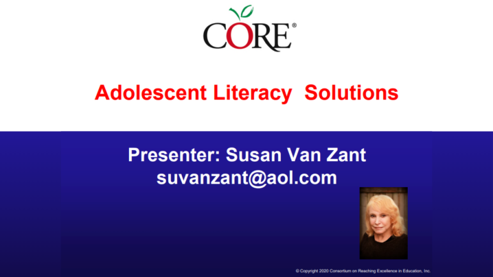 Adolescent Literacy Solutions