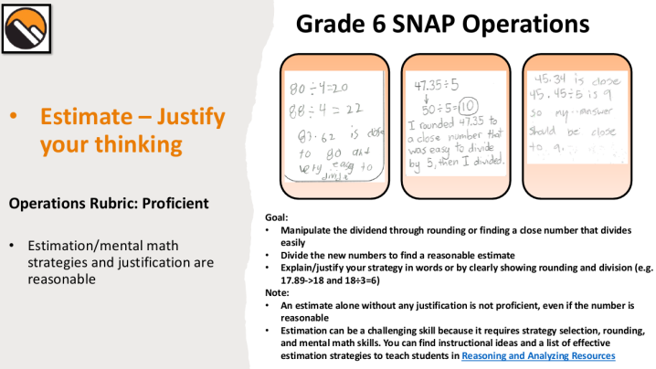 Grade 6 Operations Exemplar