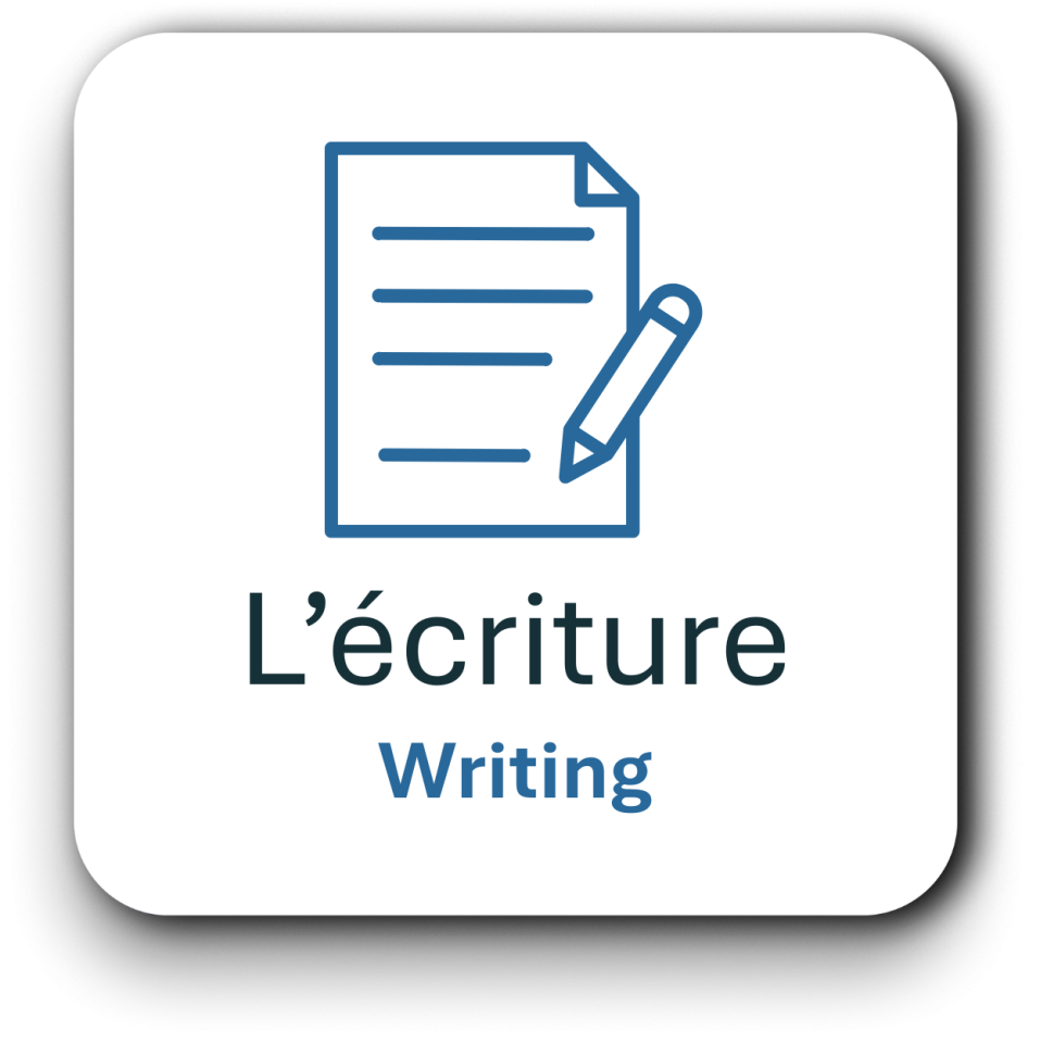 L'ecriture - French