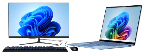 Windows desktop and laptop computers