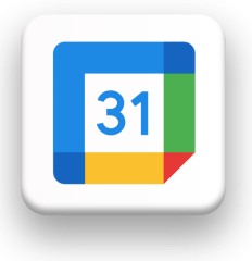 Google Calendar button