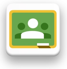 Google Classroom button