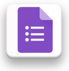 Google Forms button
