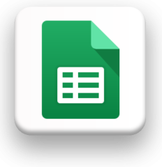 Google Sheets button