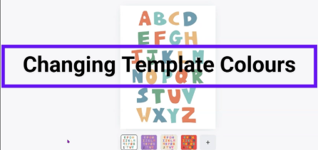 Changing Template Colours