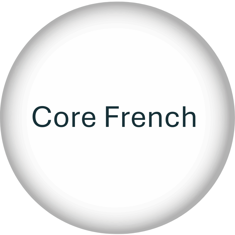 Core French button